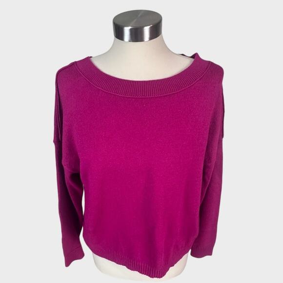 J. Jill XS Petite Purple Pullover Sweater Cotton Polyester - Picture 1 of 6